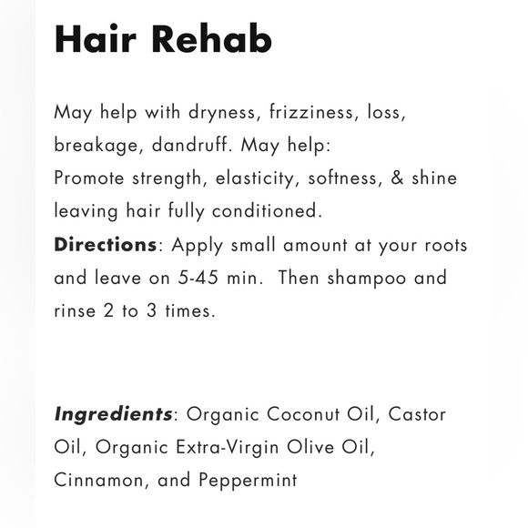 No Crap In It Hair Rehab Hair Treatment *NEW* - Picture 7 of 7
